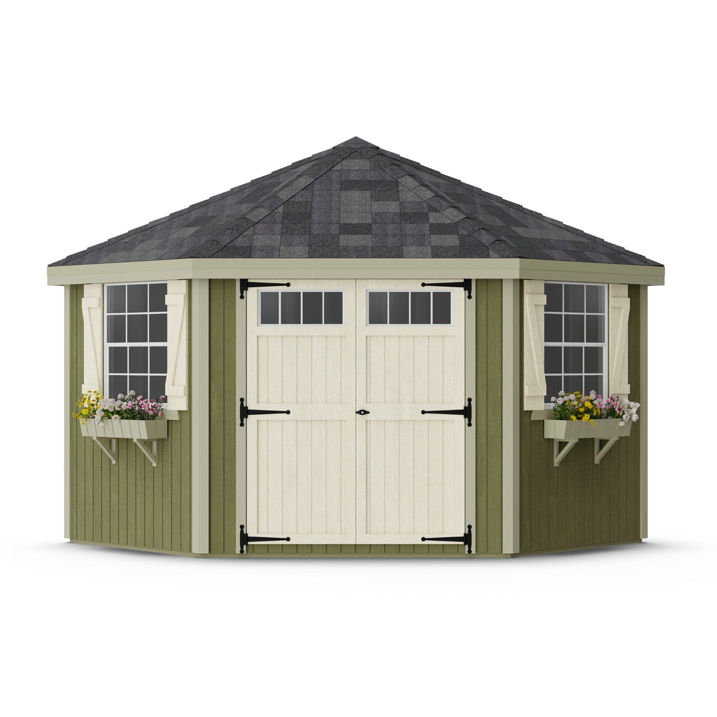 Colonial Five Corner Shed