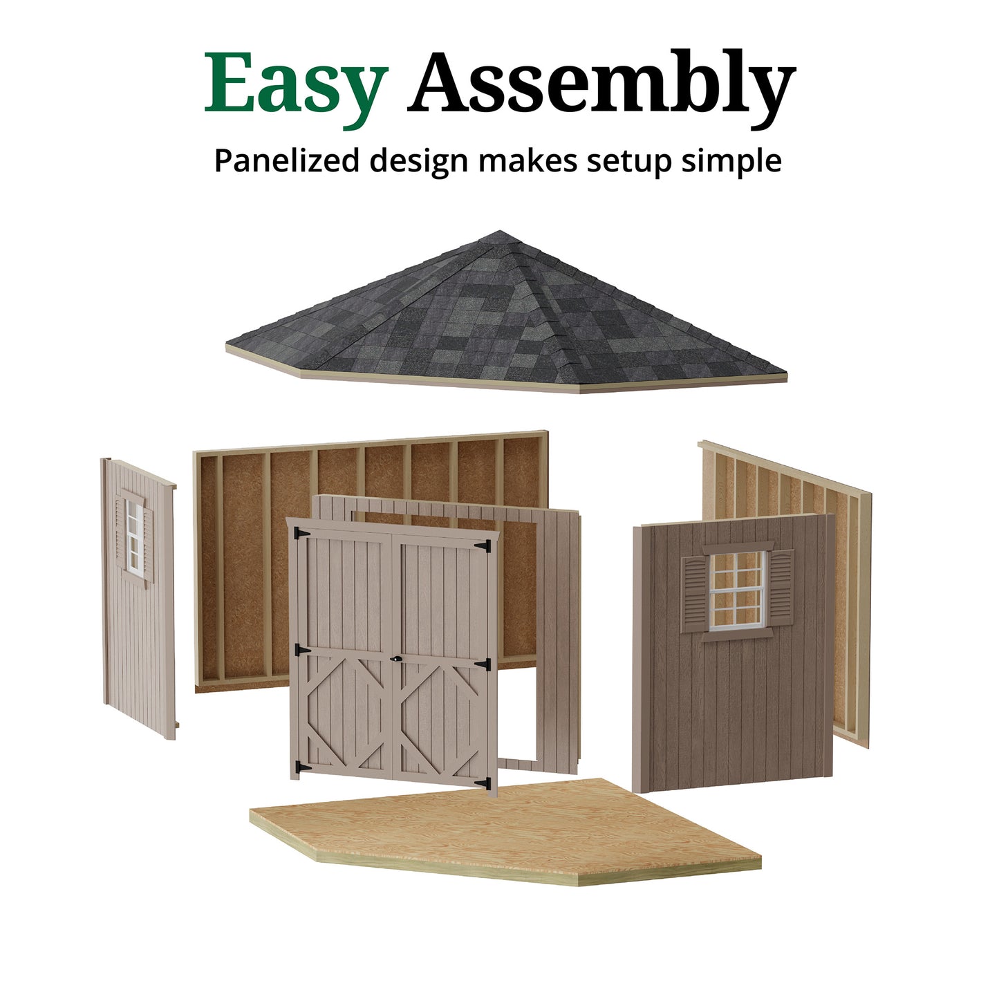 Classic Five Corner Shed