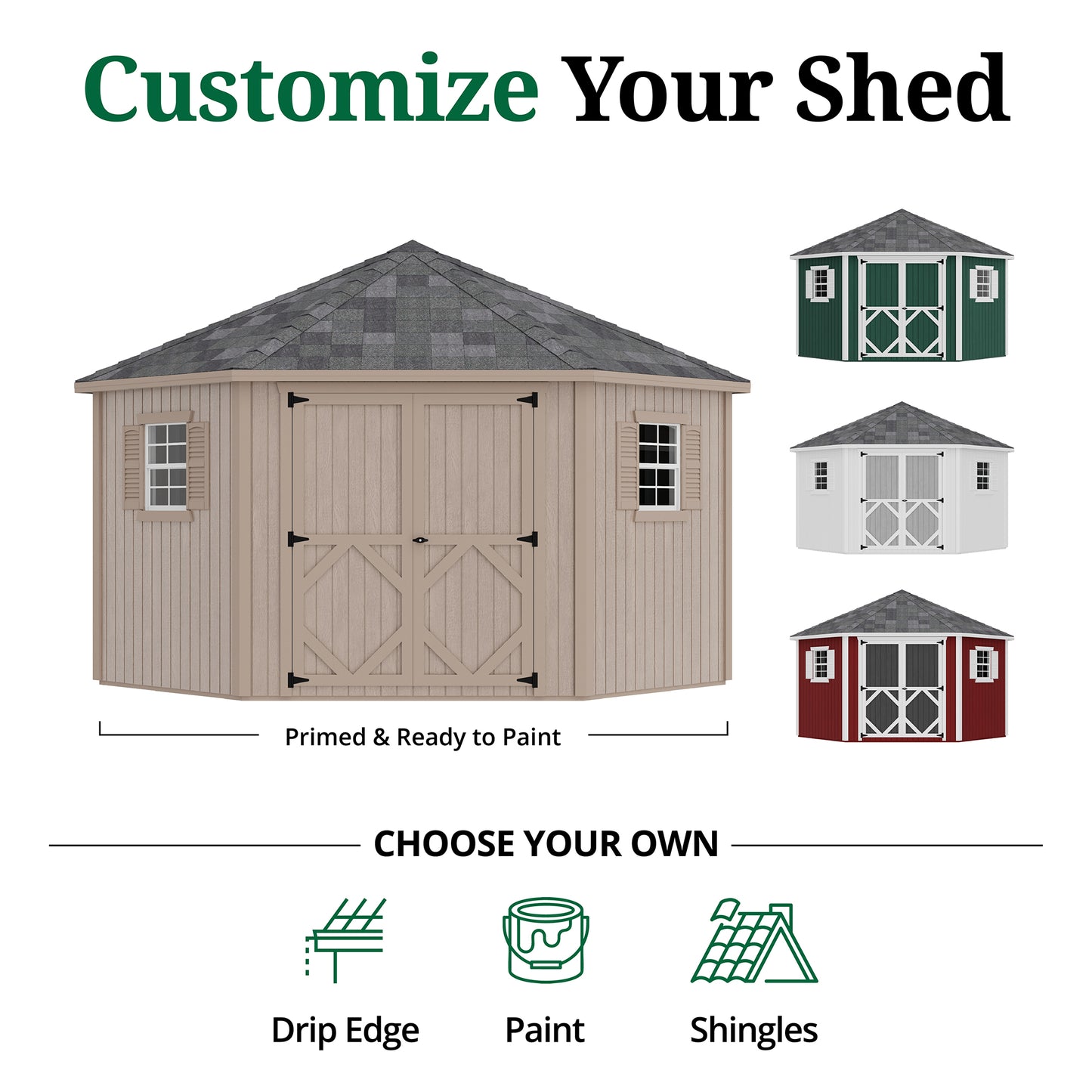 Classic Five Corner Shed