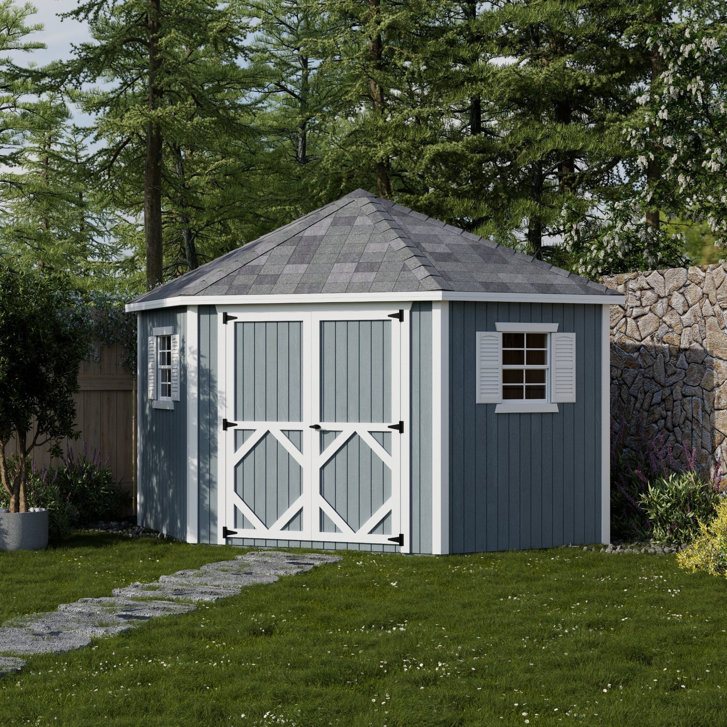 Classic Five Corner Shed