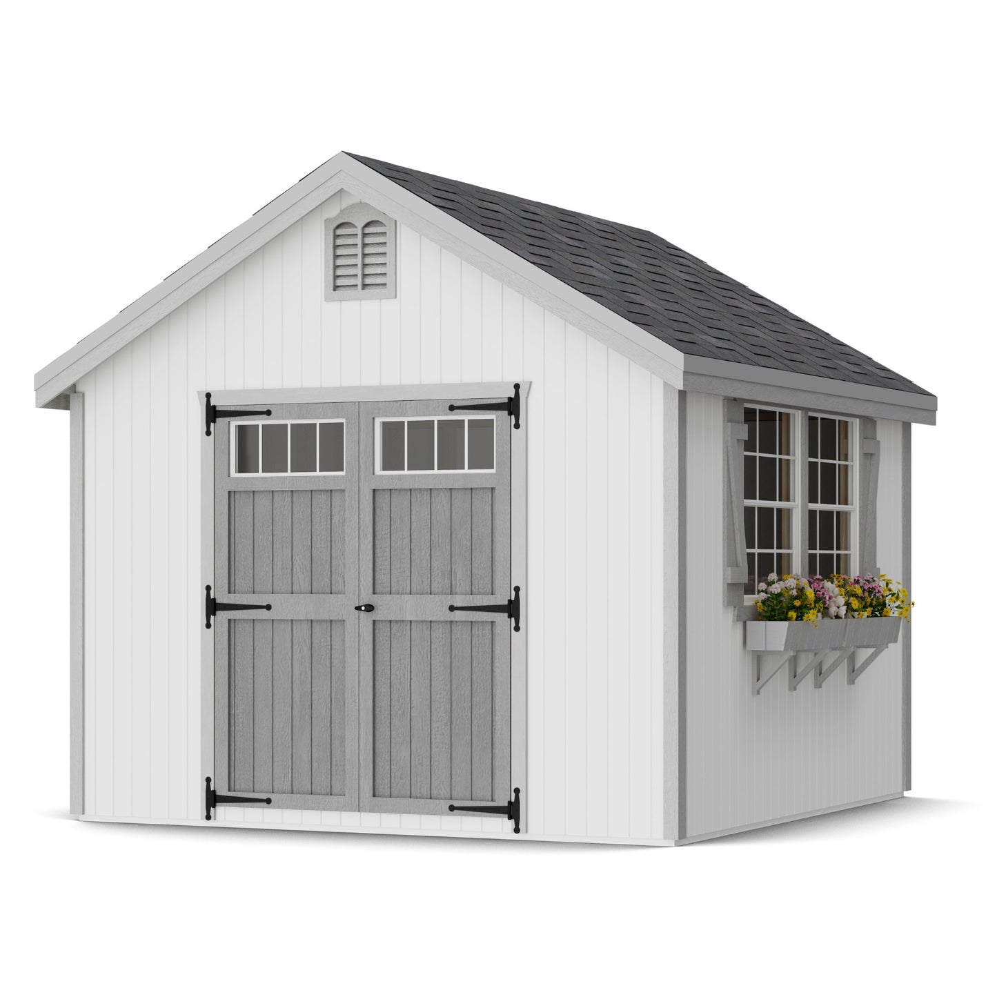 10x10 colonial williamsburg wood storage shed