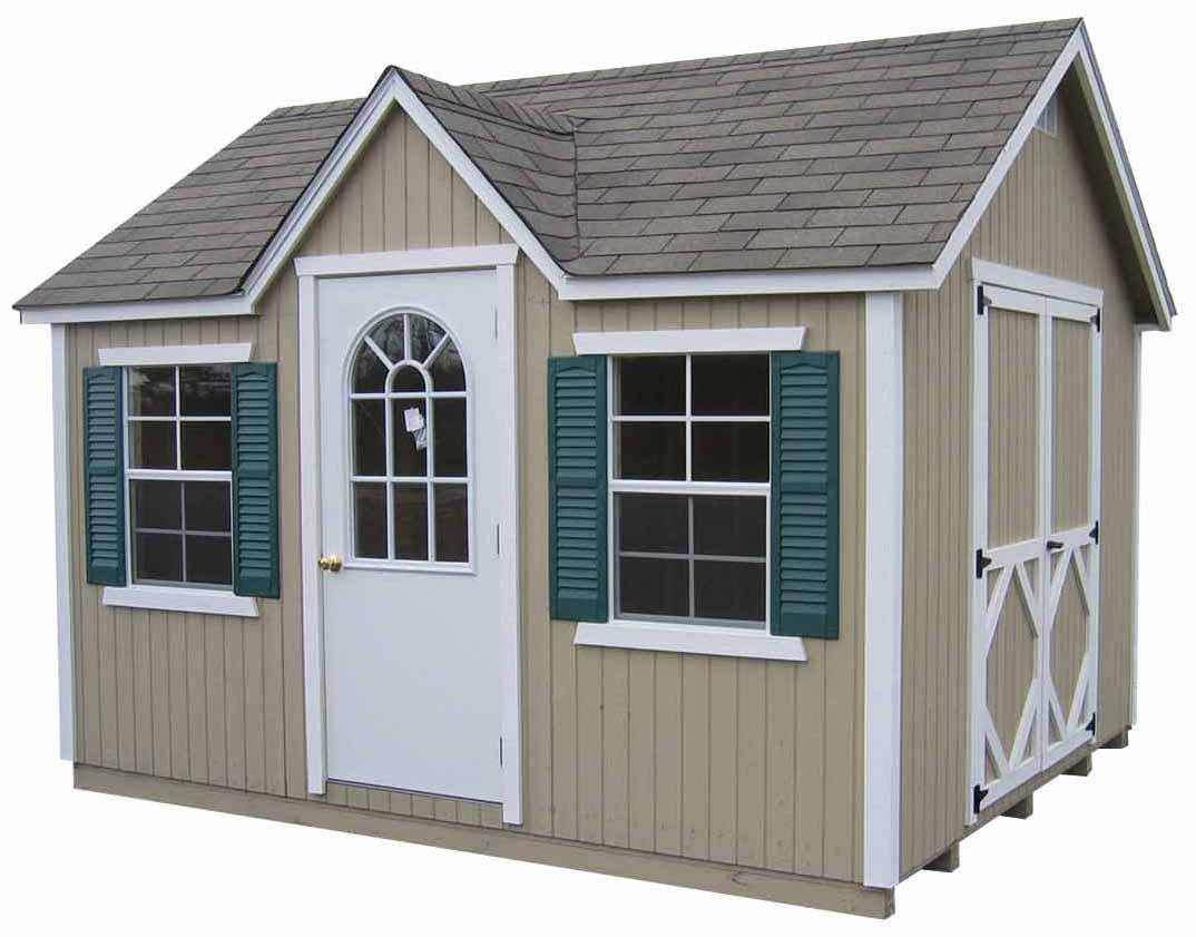 10x12 Classic Cottage on white background