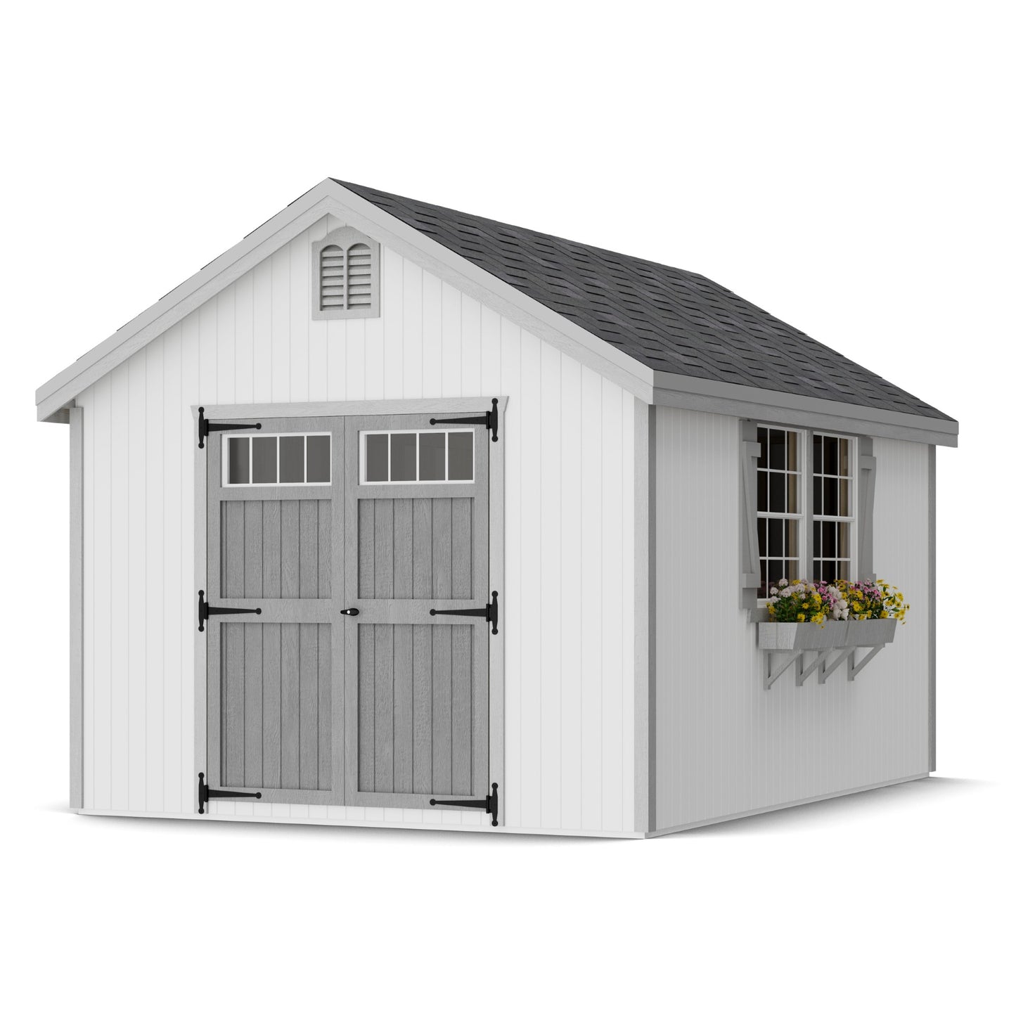 10x14 colonial williamsburg wood storage shed