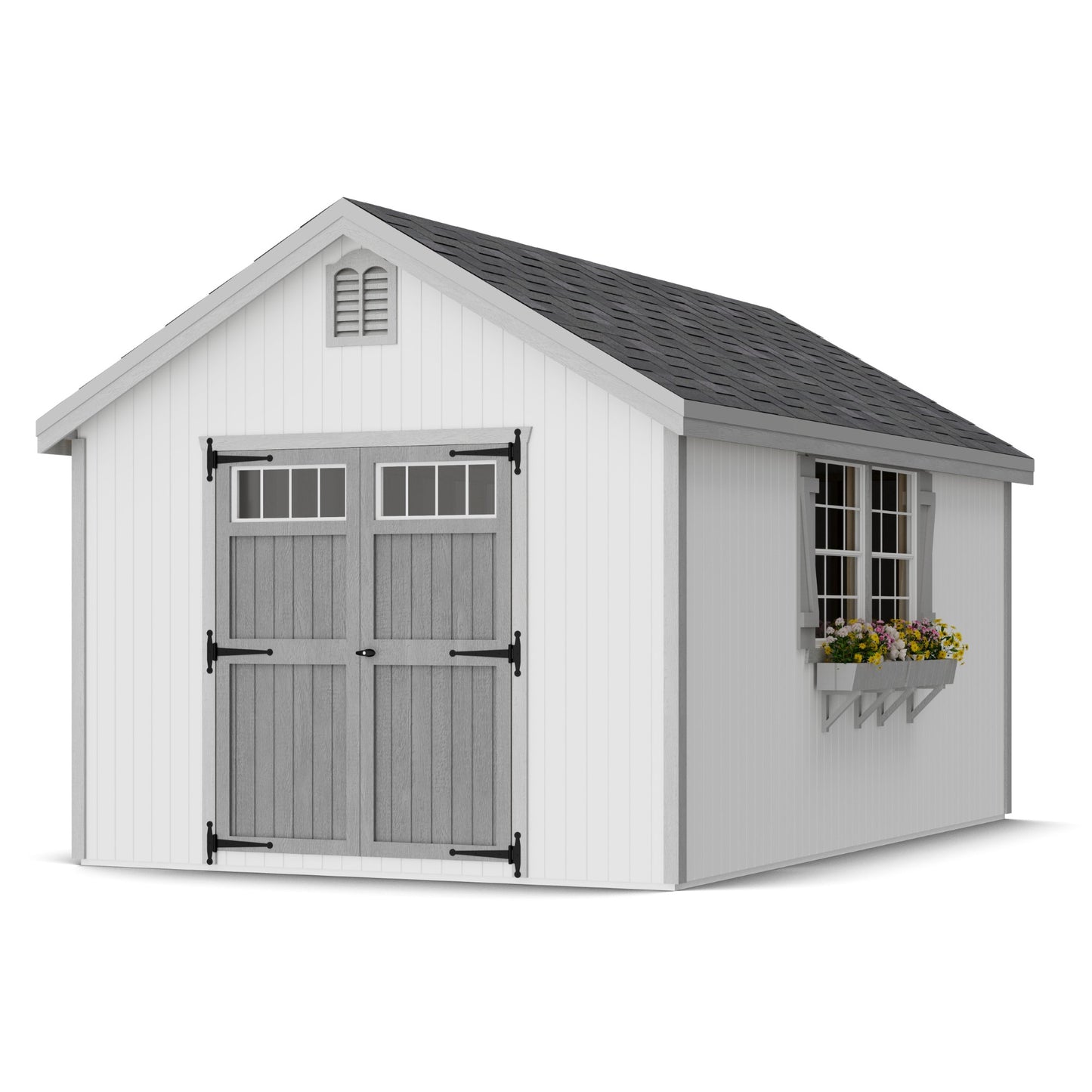 10x16 colonial williamsburg wood storage shed