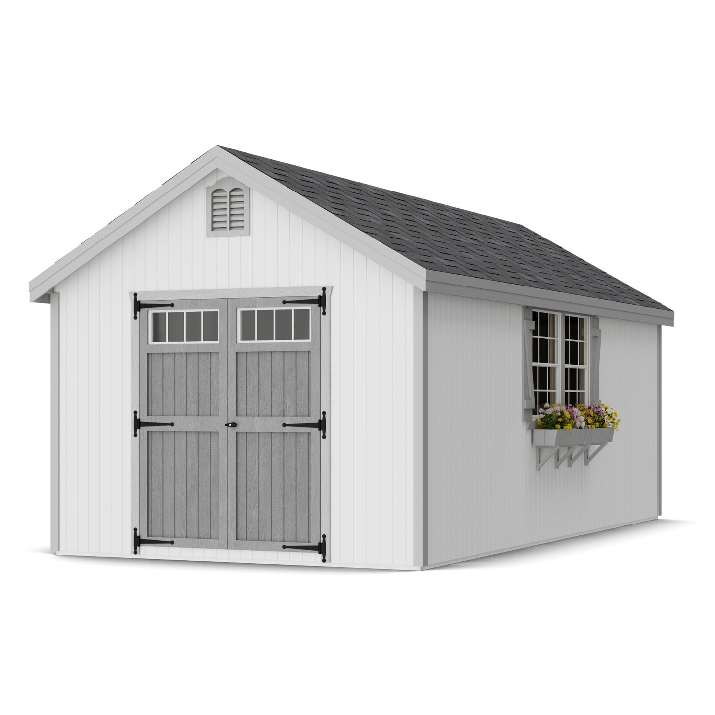 10x20 colonial williamsburg wood storage shed