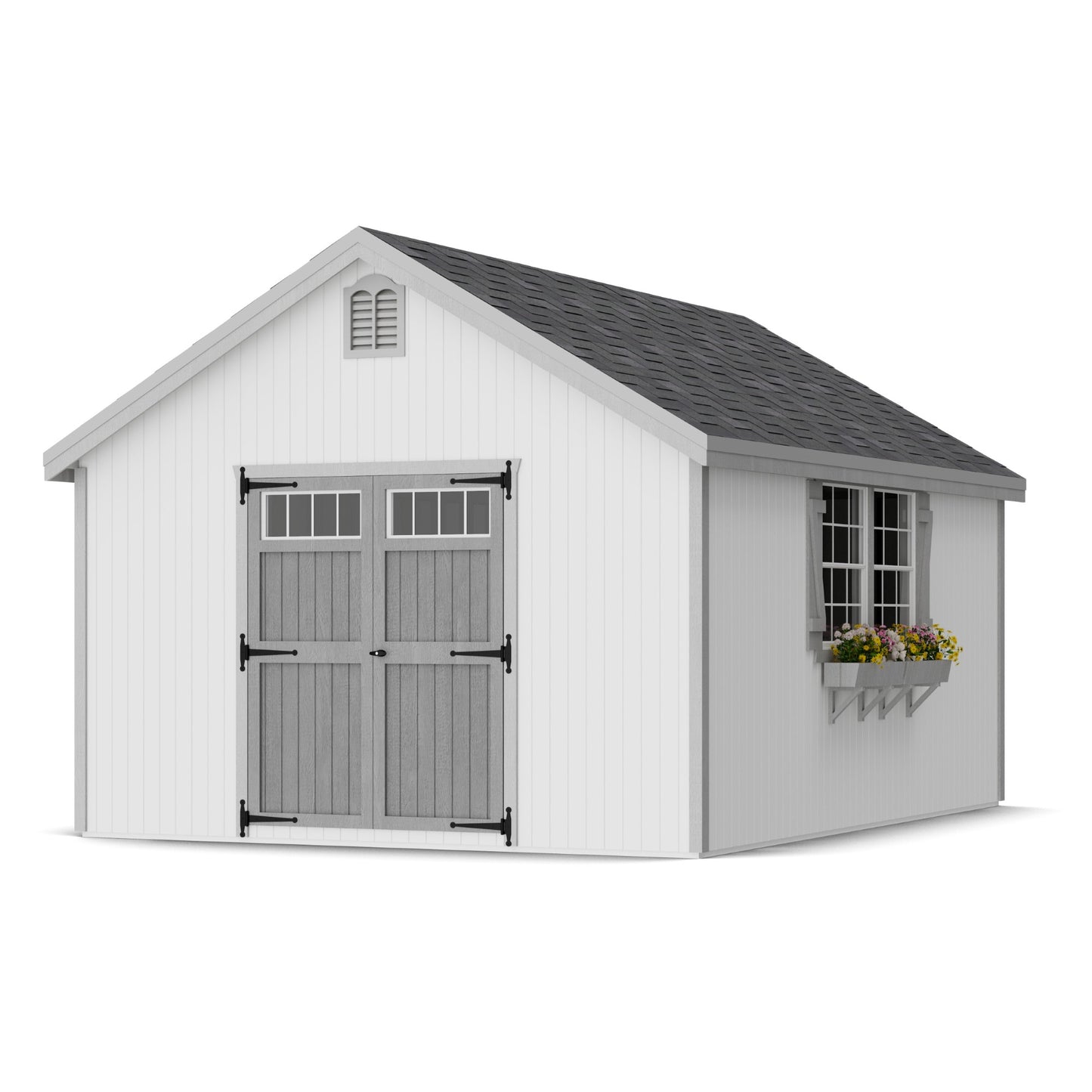12x16 colonial williamsburg wood storage shed