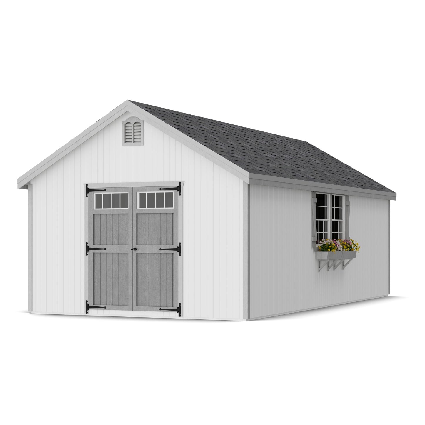 12x24 colonial williamsburg wood storage shed