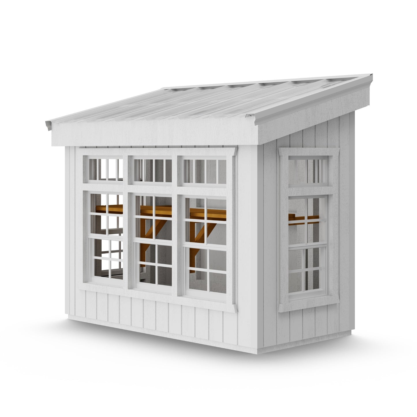 petite greenhouse back view