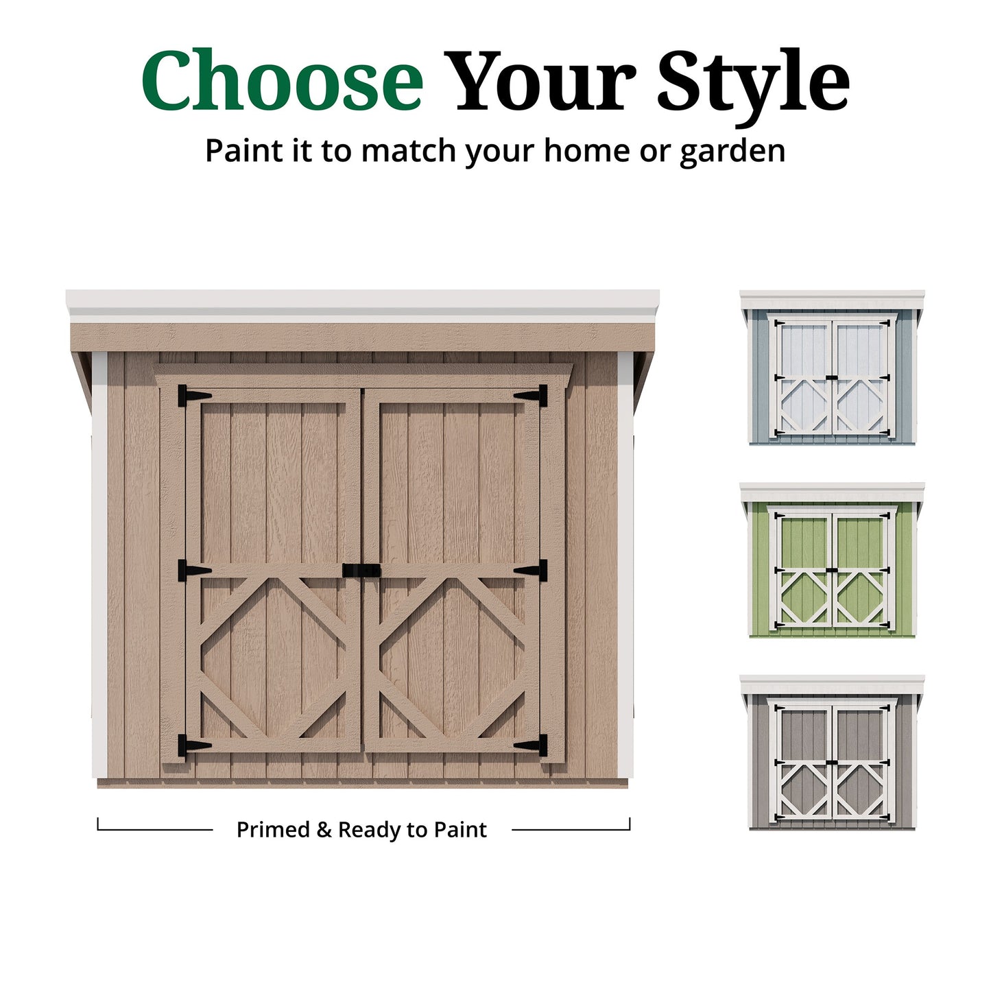 choose your paint for petite greenhouse