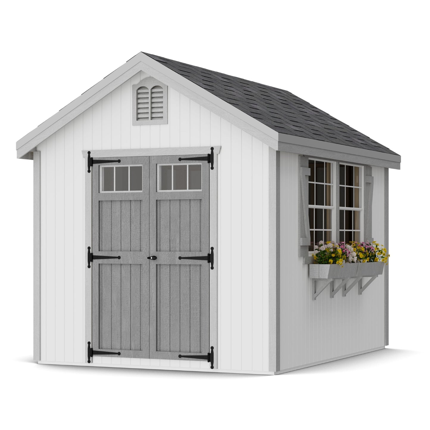 8x10 colonial williamsburg wood storage shed