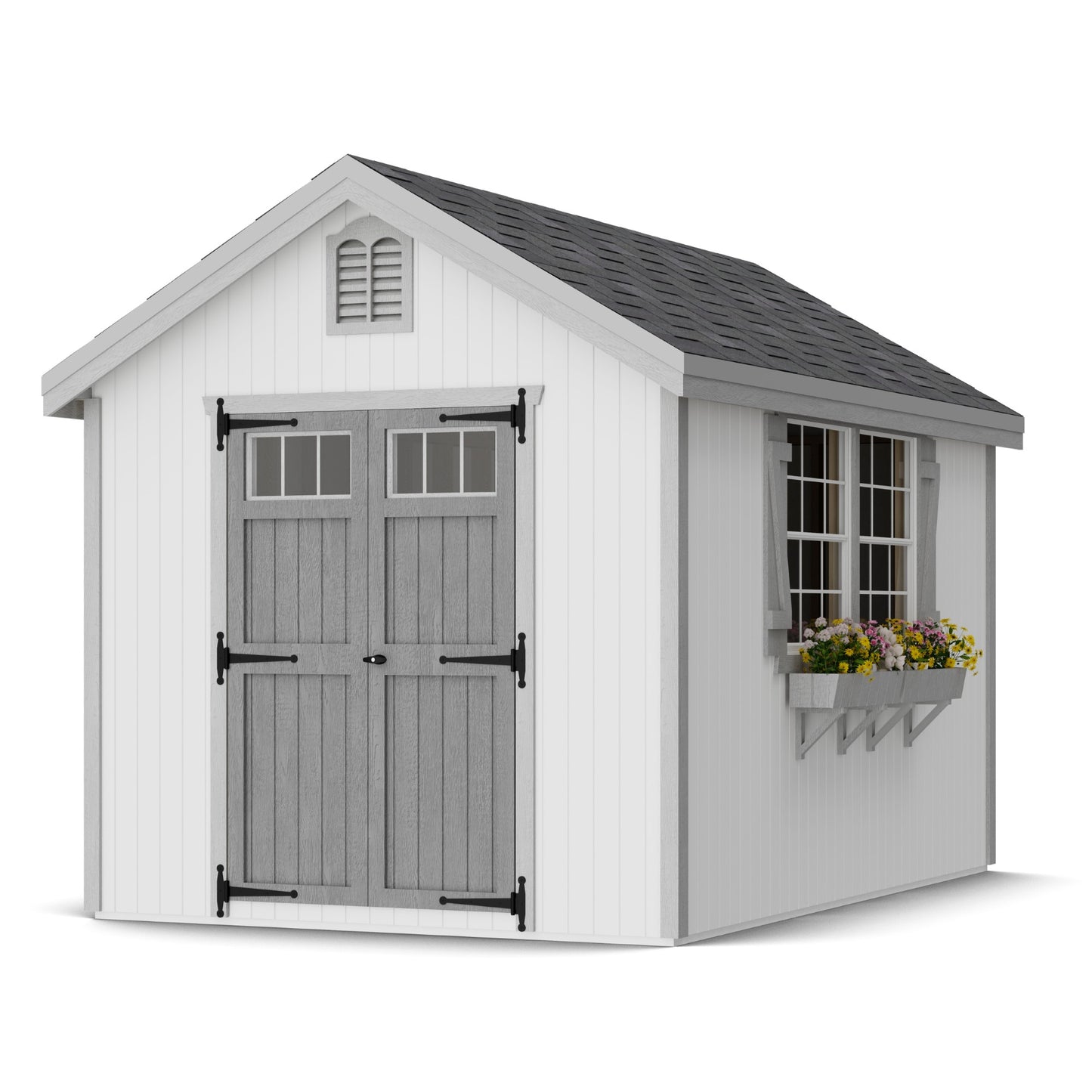 8x12 colonial williamsburg wood storage shed