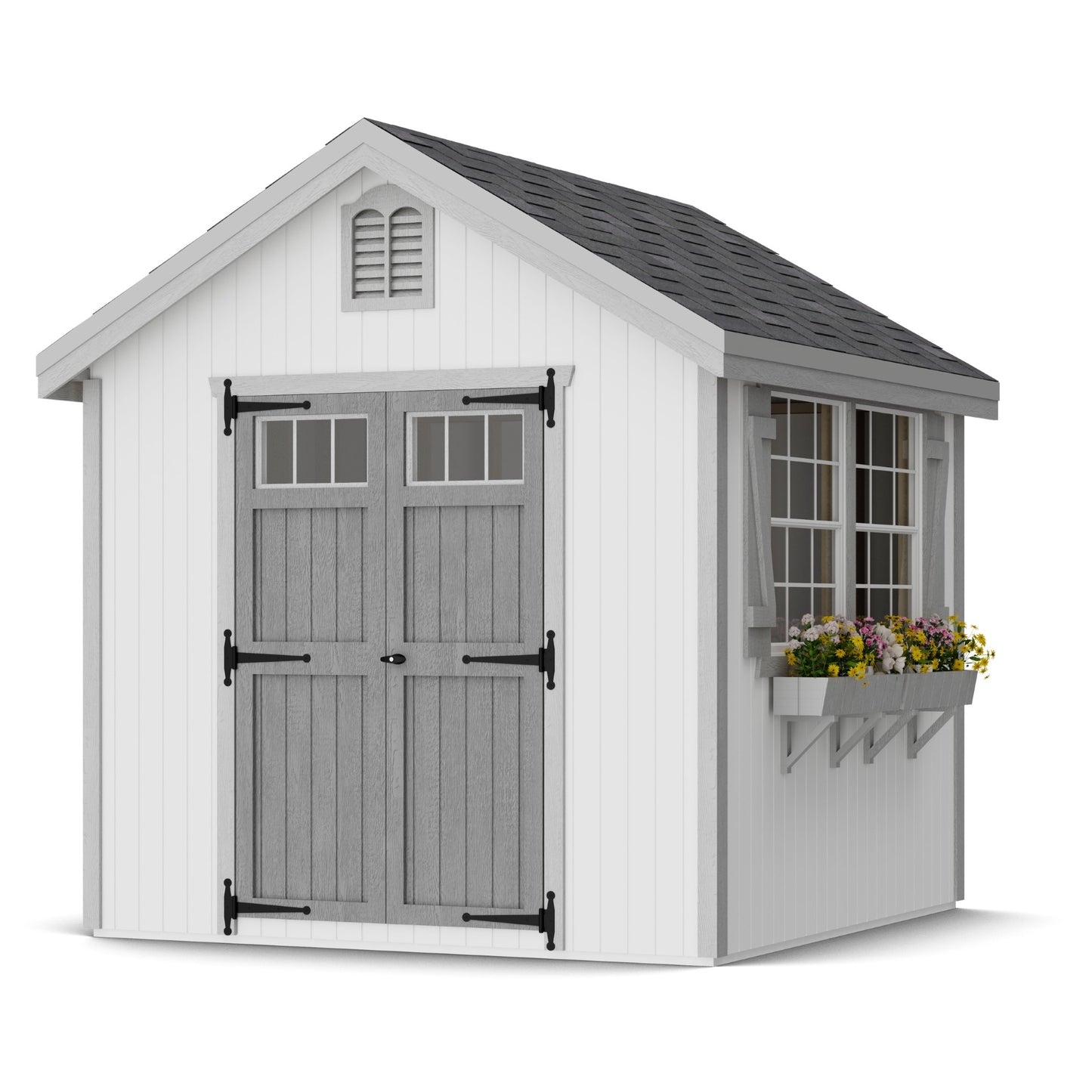8x8 colonial williamsburg wood storage shed