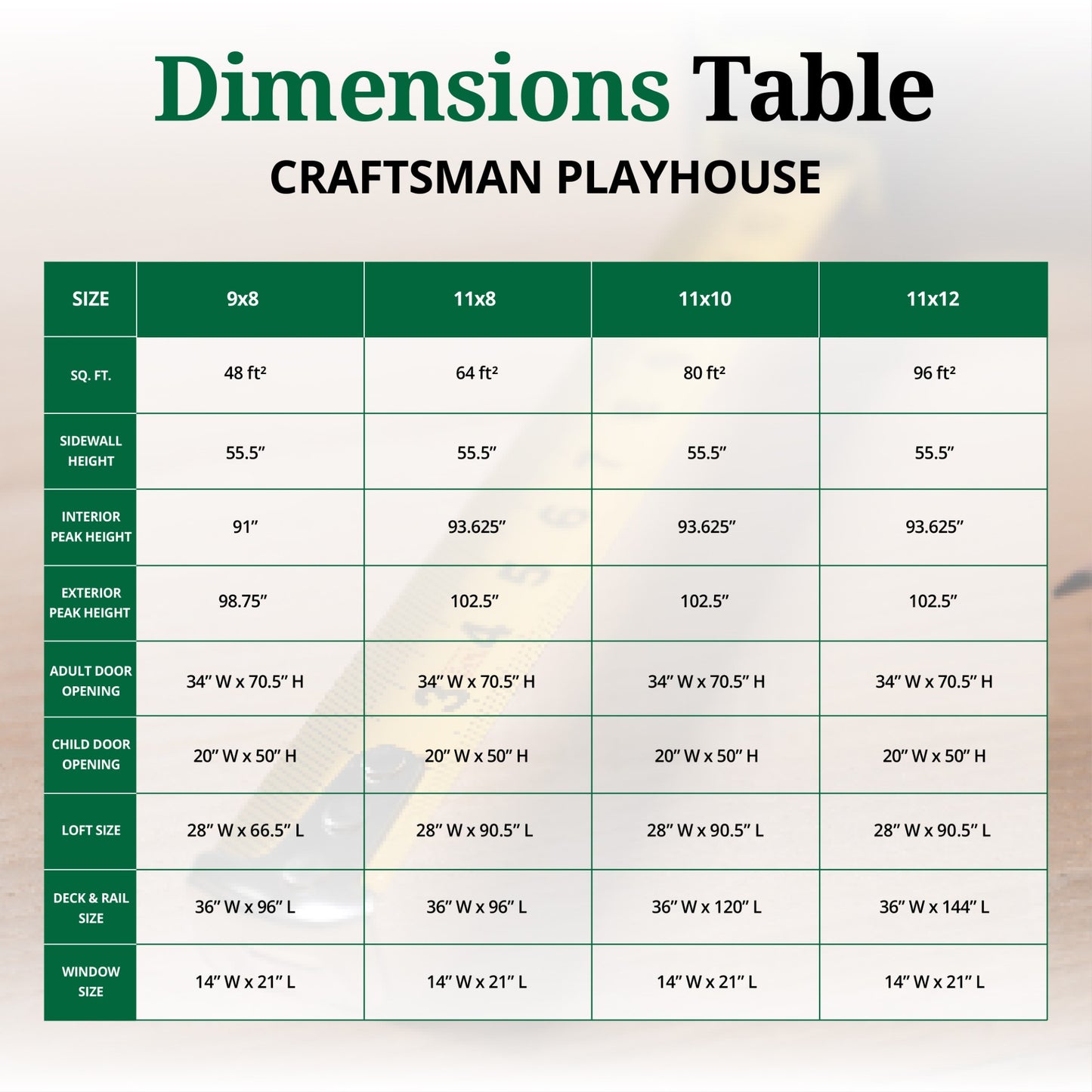 Craftsman Playhouse