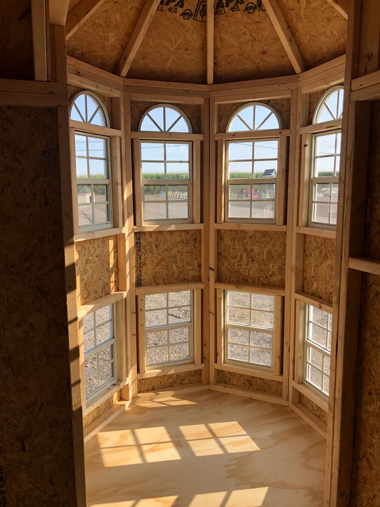 Grand Portico Mansion interior showing windows on left side