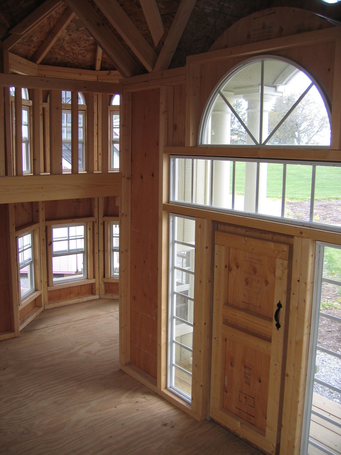 Grand Portico Mansion interior including child door and loft