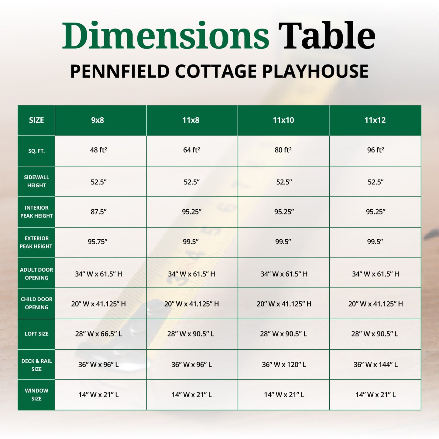 Pennfield Cottage Playhouse