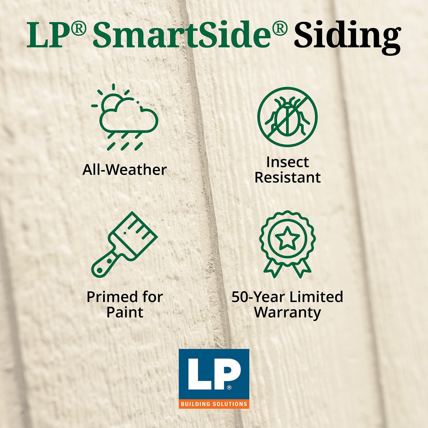 LP SmartSide siding features