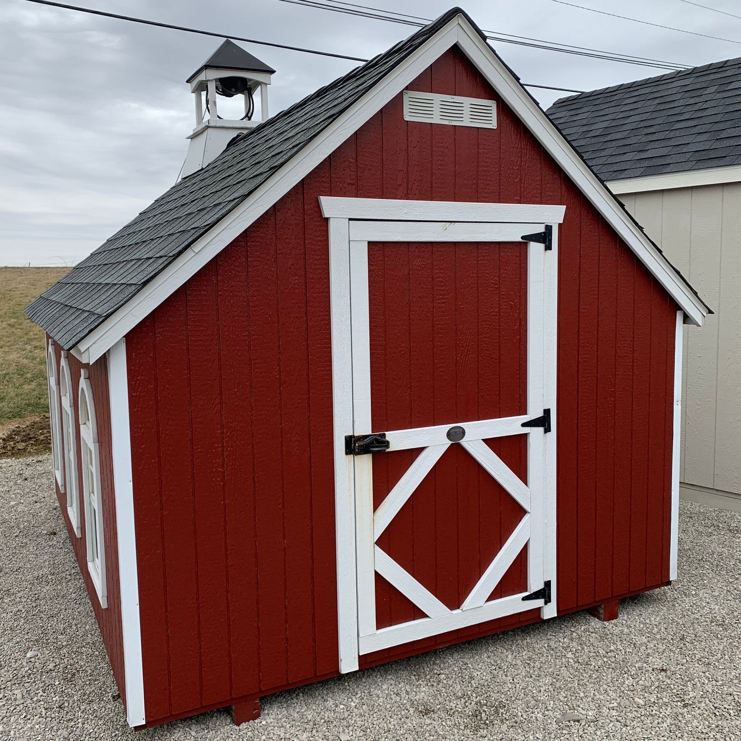 Stratford Schoolhouse back adult door