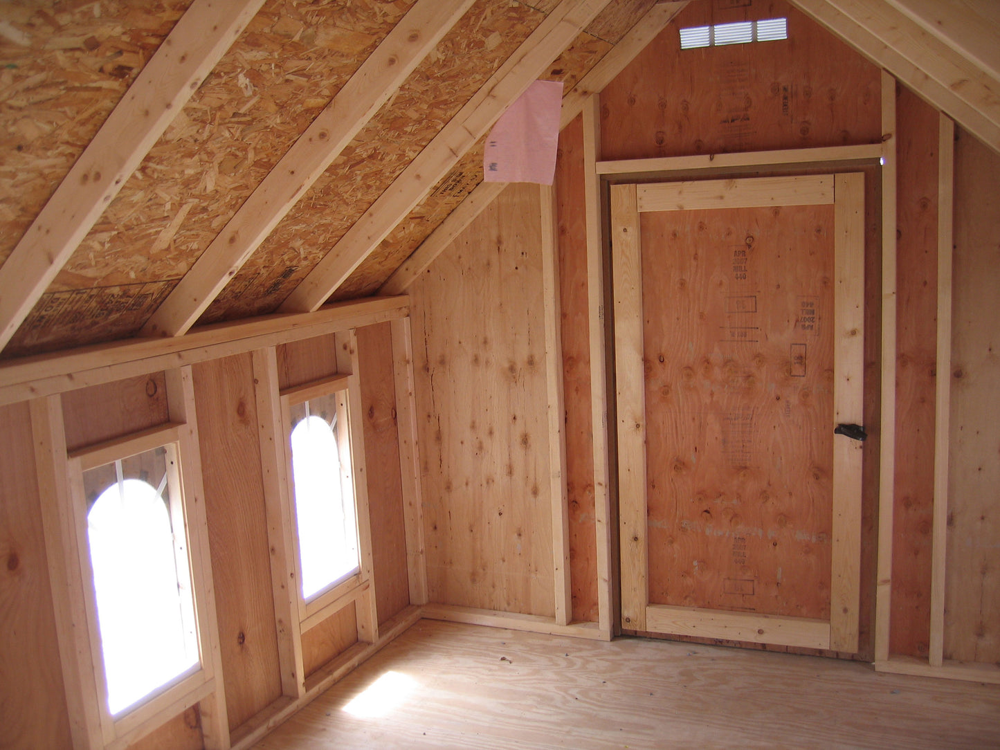 Stratford Schoolhouse interior view of adult door