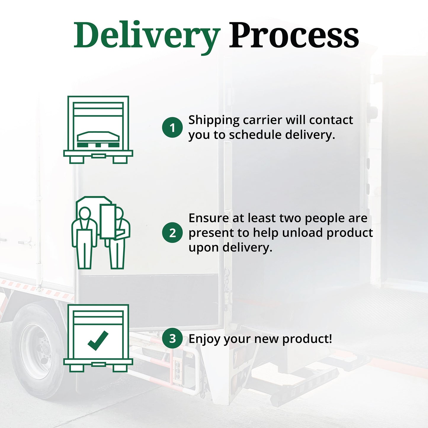 two person delivery process