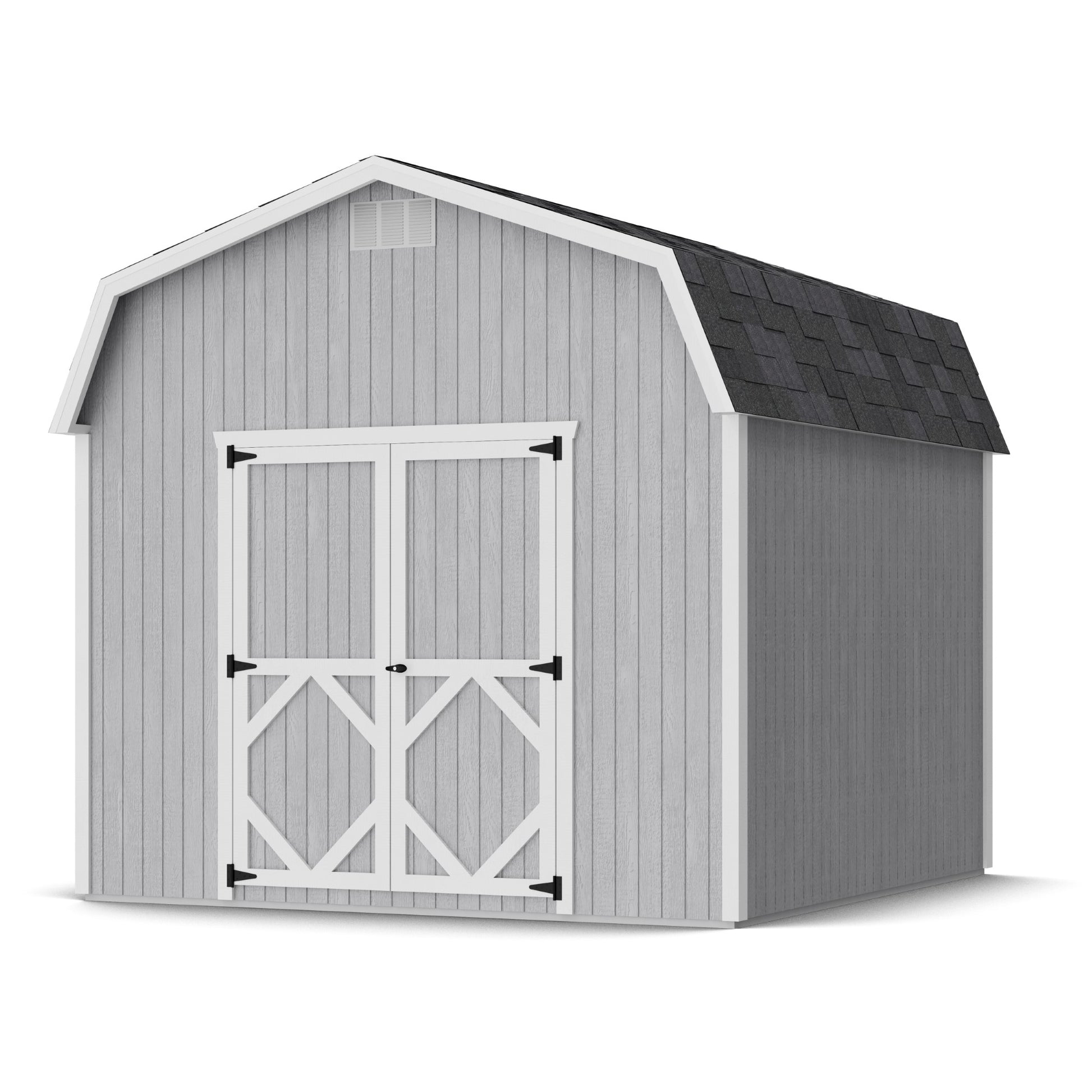 10x10 Classic Gambrel Barn with 6 Foot Sidewalls