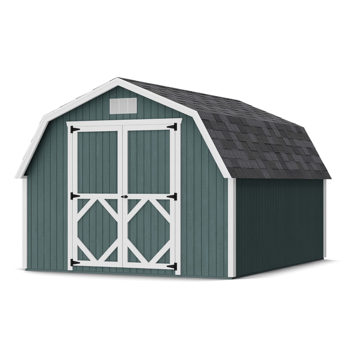 10x12 Classic Gambrel Barn with 4 Foot Sidewalls