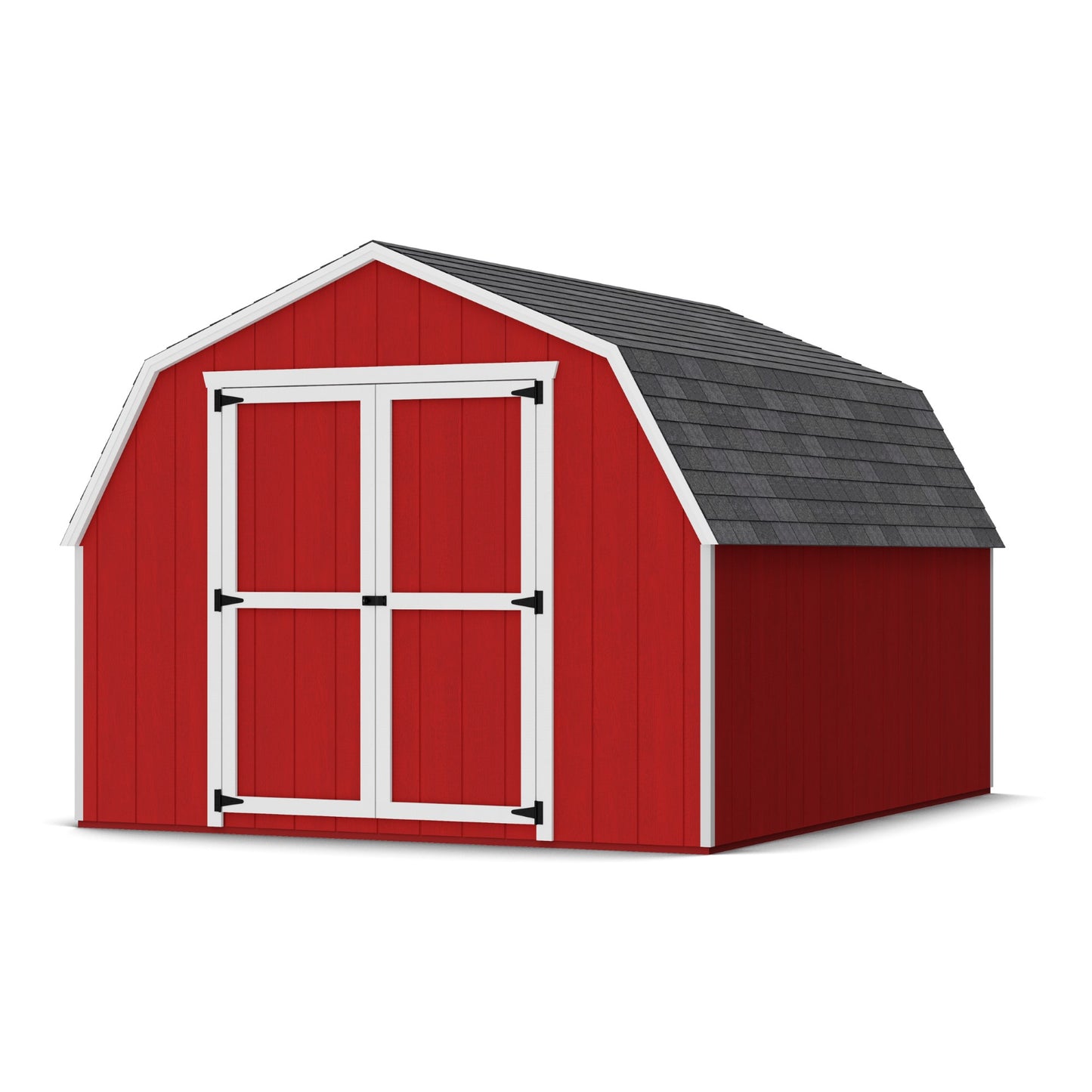 10x12 value gambrel barn with 4 foot sidewalls