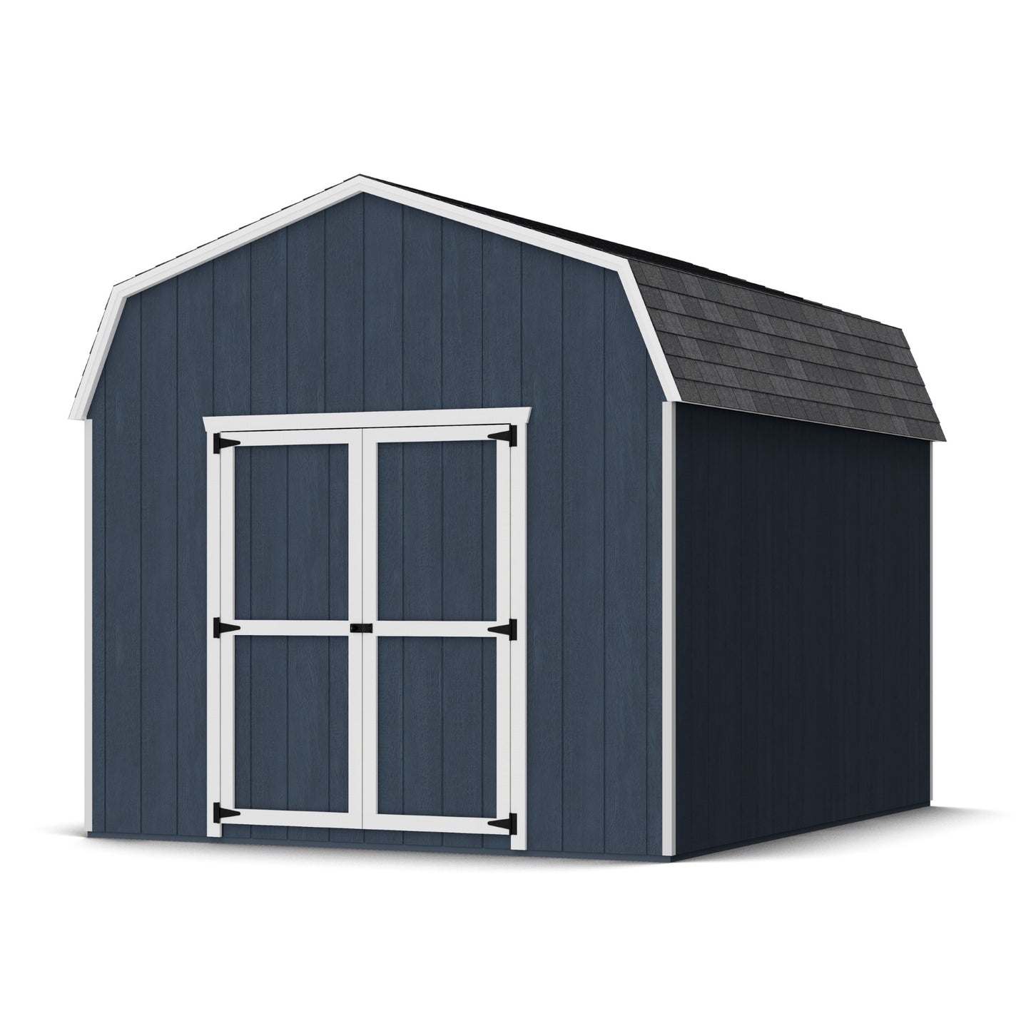 10x12 value gambrel barn with 6 foot sidewalls