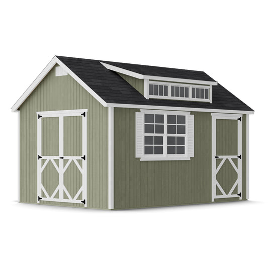 Classic Dormer Shed with Dual Entry