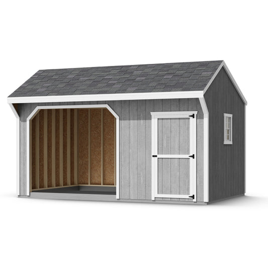 Value Animal Run-In Shelter With Tack Room