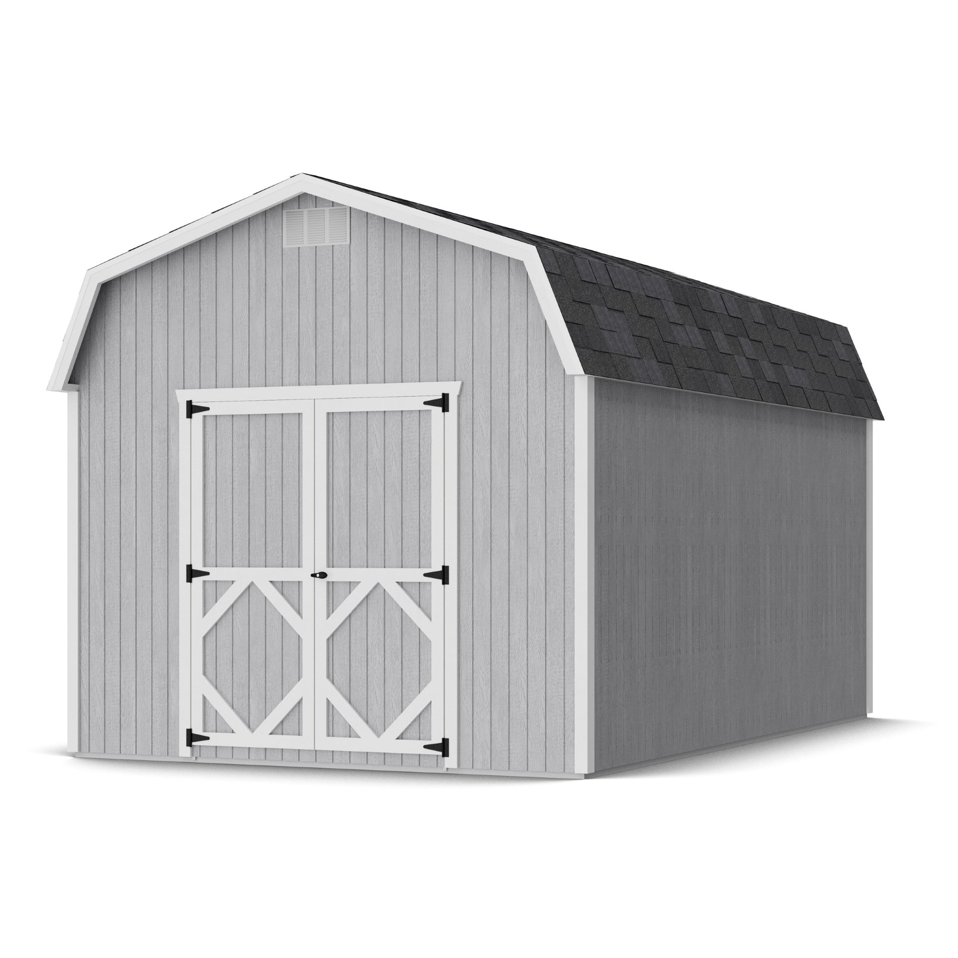 10x16 Classic Gambrel Barn with 6 Foot Sidewalls