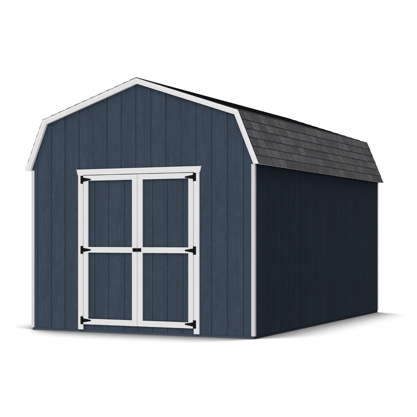 10x16 value gambrel barn with 6 foot sidewalls