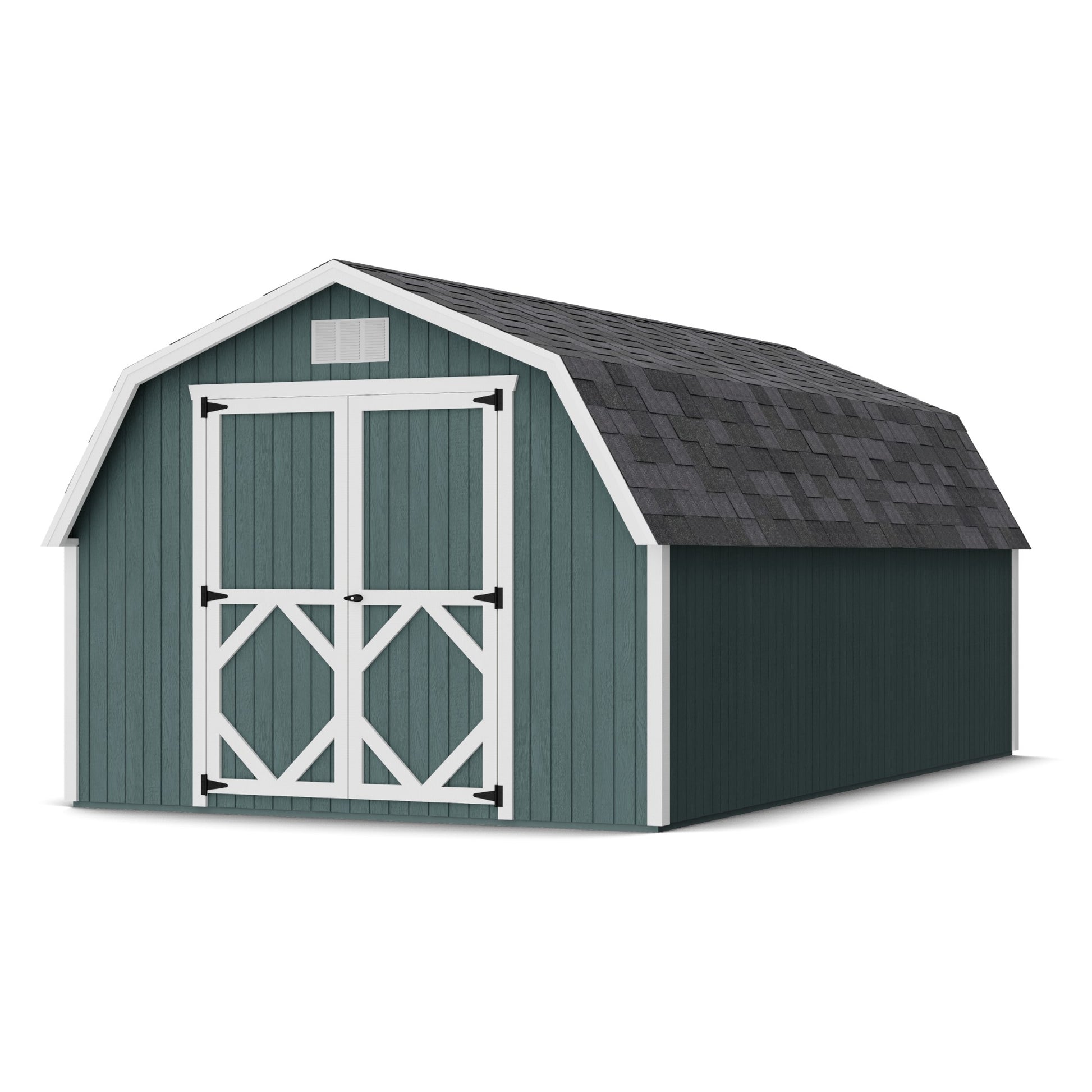 10x18 Classic Gambrel Barn with 4 Foot Sidewalls