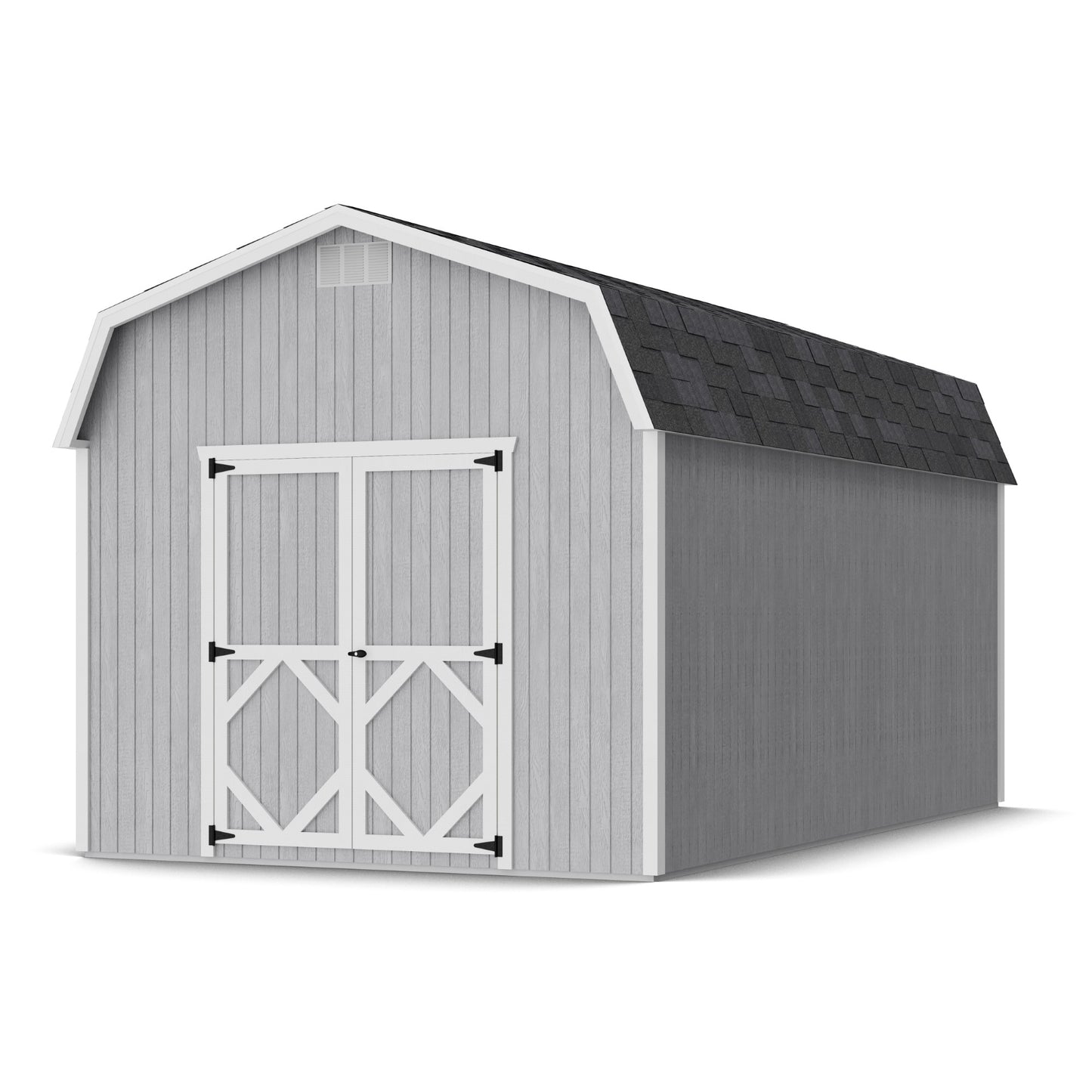 10x18 Classic Gambrel Barn with 6 Foot Sidewalls