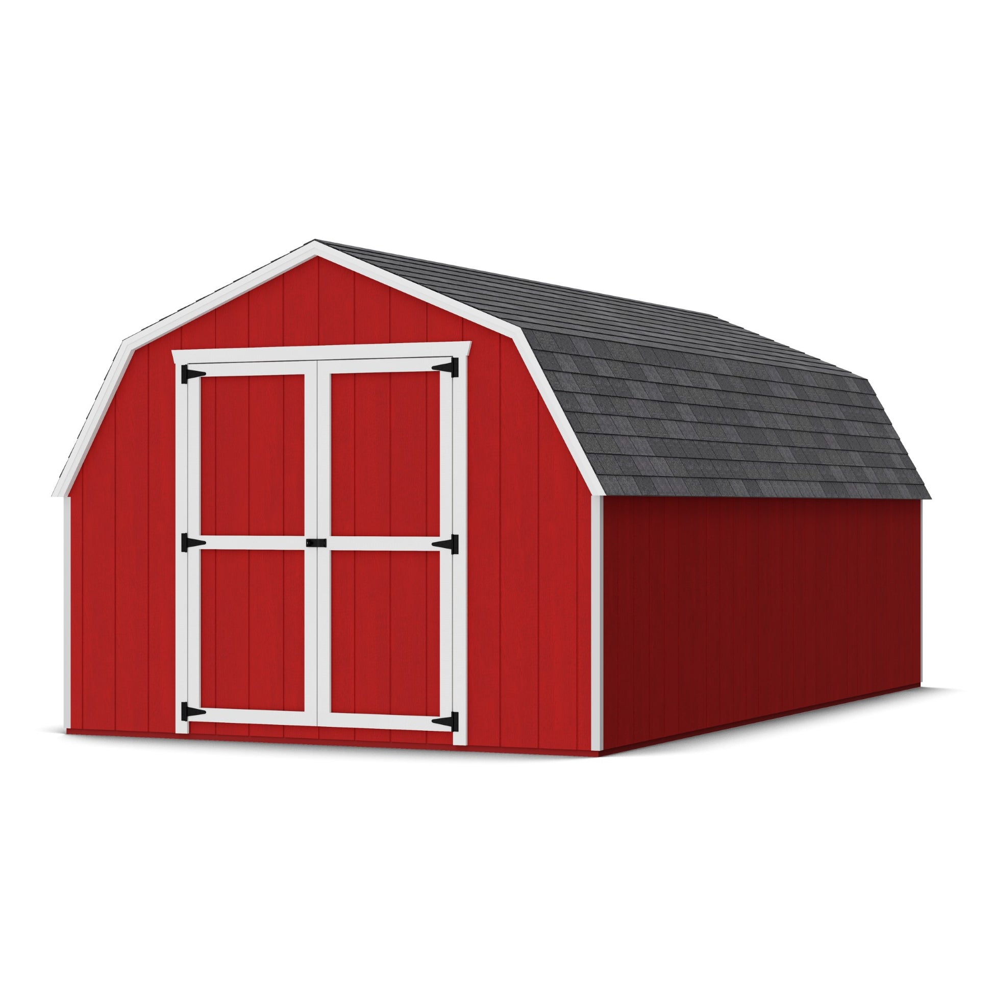 10x18 value gambrel barn with 4 foot sidewalls