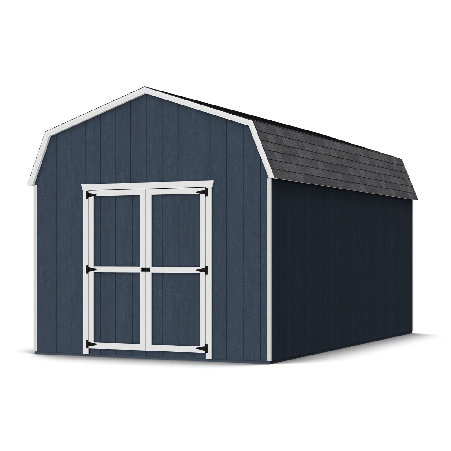 10x18 value gambrel barn with 6 foot sidewalls