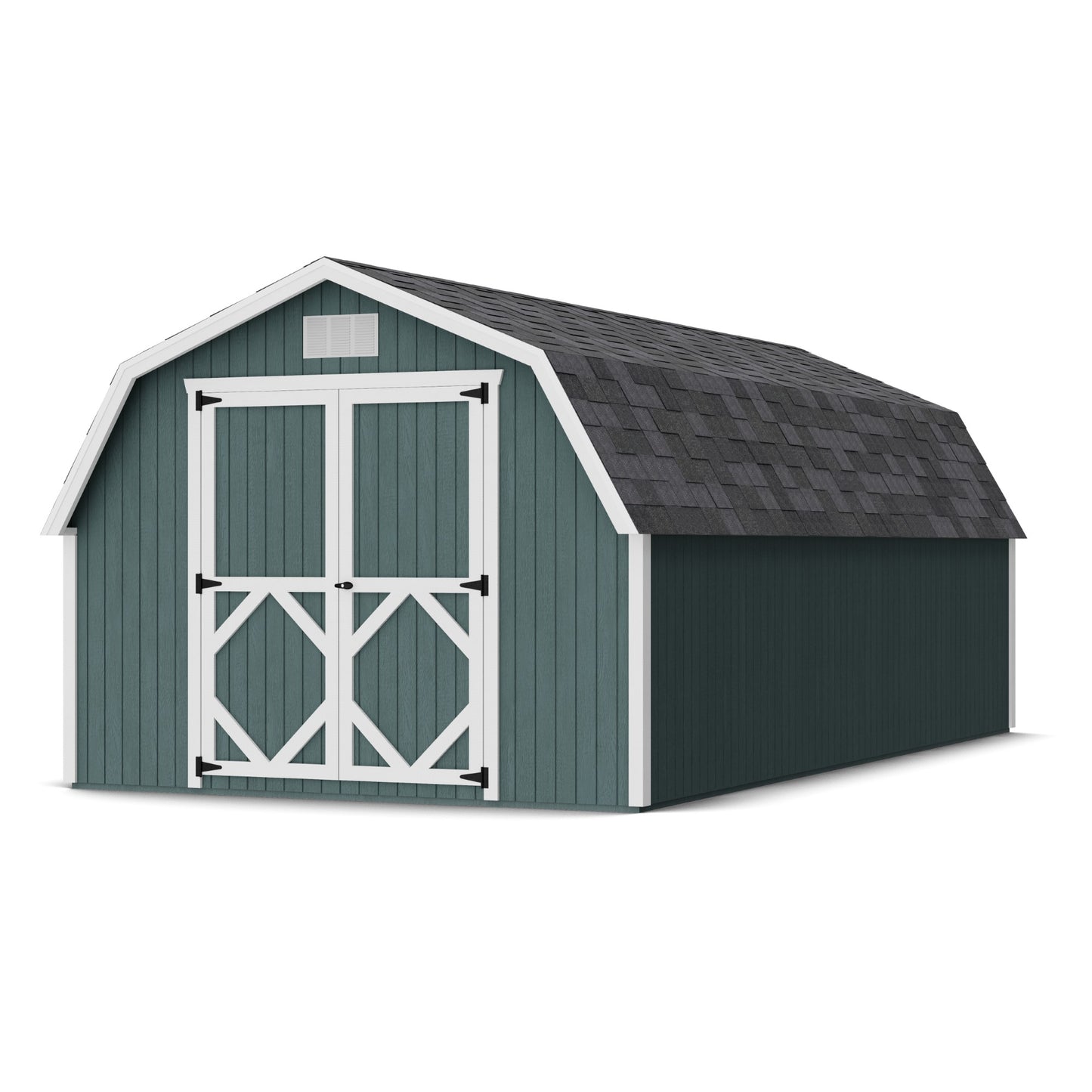 10x20 Classic Gambrel Barn with 4 Foot Sidewalls