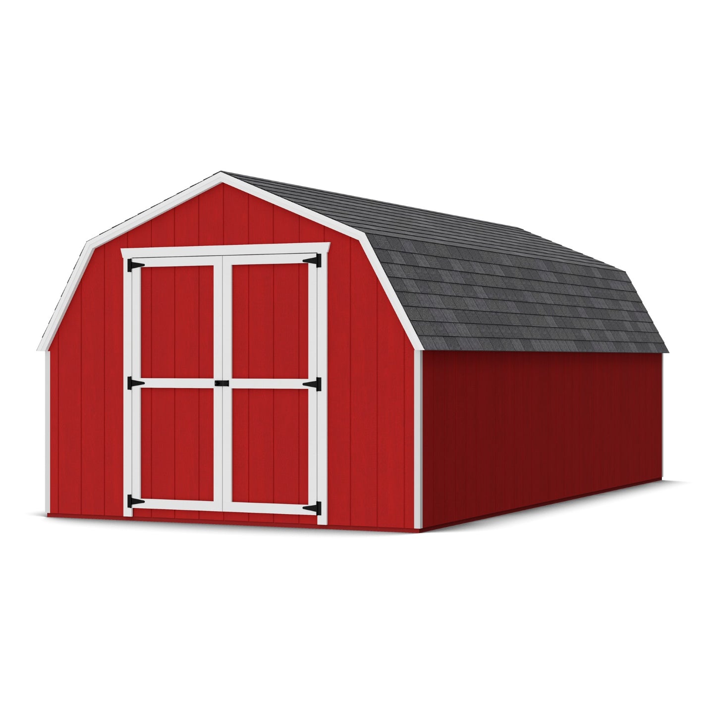 10x20 value gambrel barn with 4 foot sidewalls