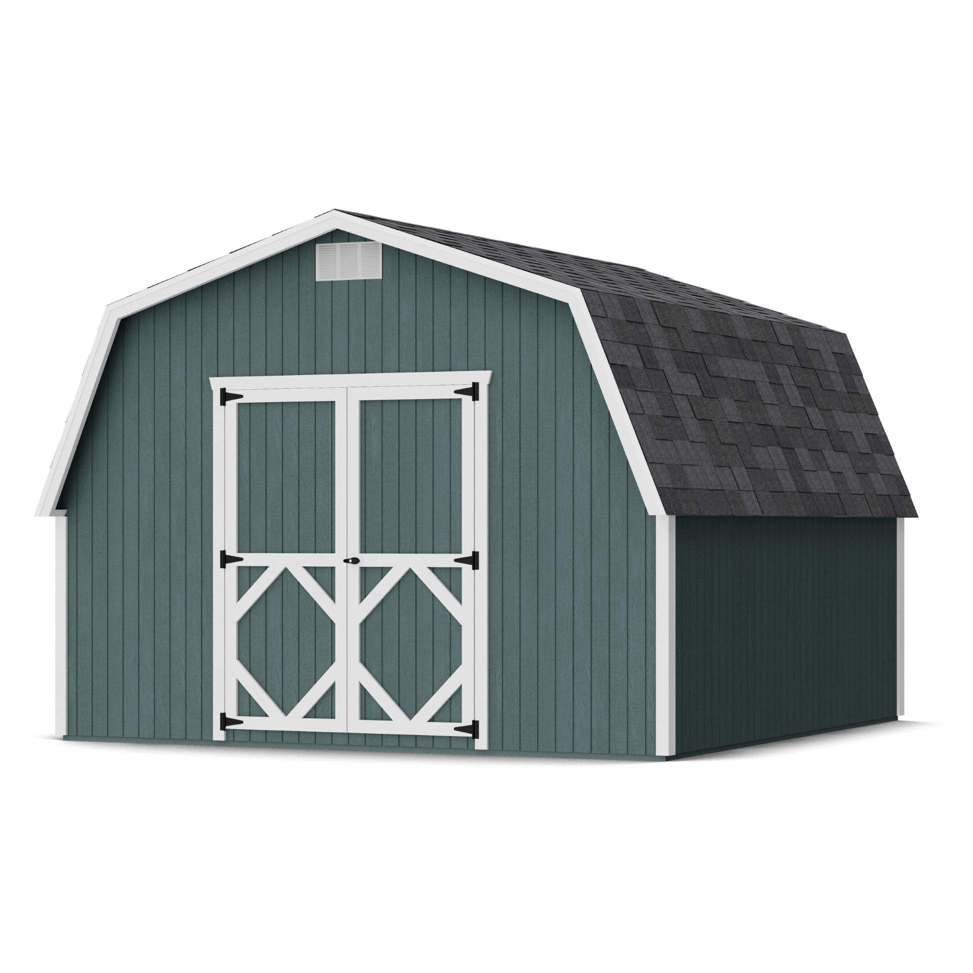 12x12 Classic Gambrel Barn with 4 Foot Sidewalls