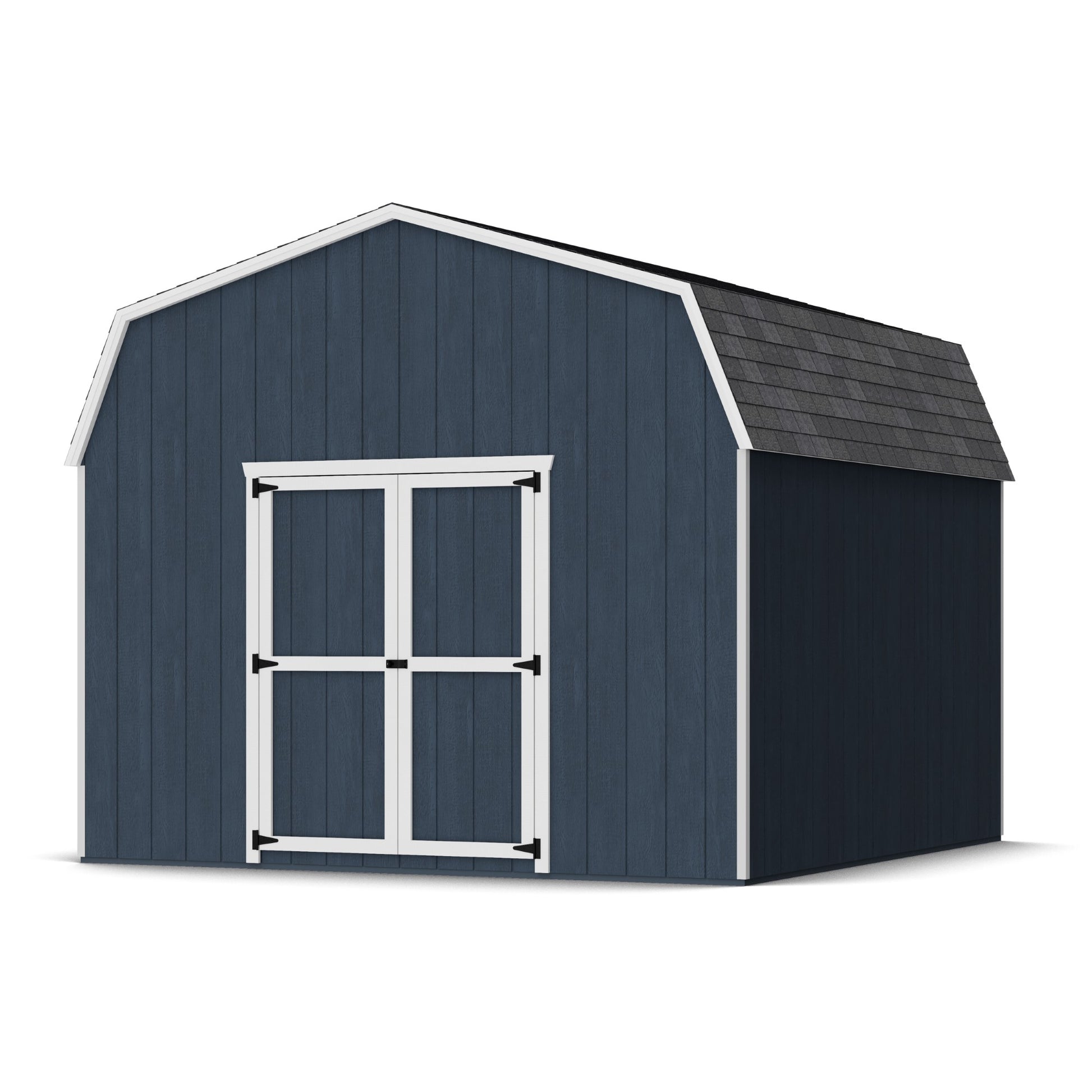 12x12 value gambrel barn with 6 foot sidewalls