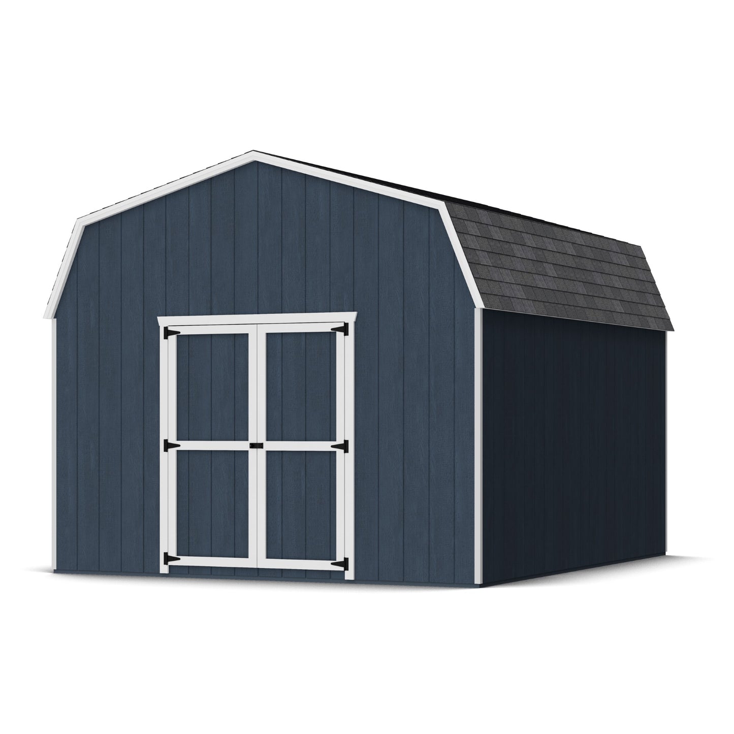 12x14 value gambrel barn with 6 foot sidewalls