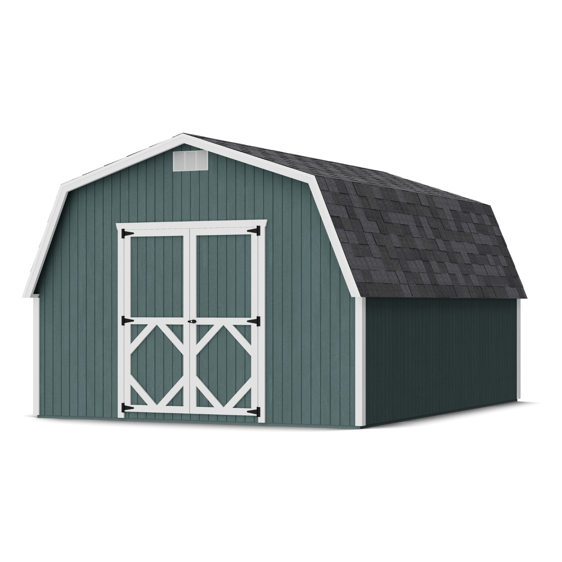 12x16 Classic Gambrel Barn with 4 Foot Sidewalls