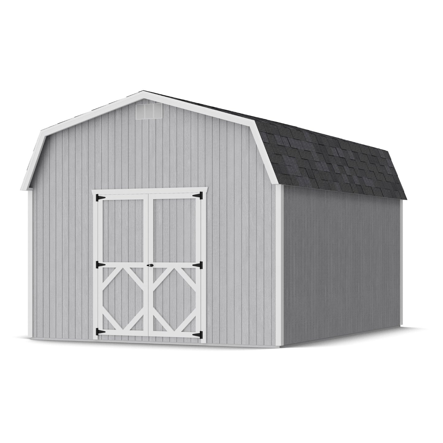 12x16 Classic Gambrel Barn with 6 Foot Sidewalls