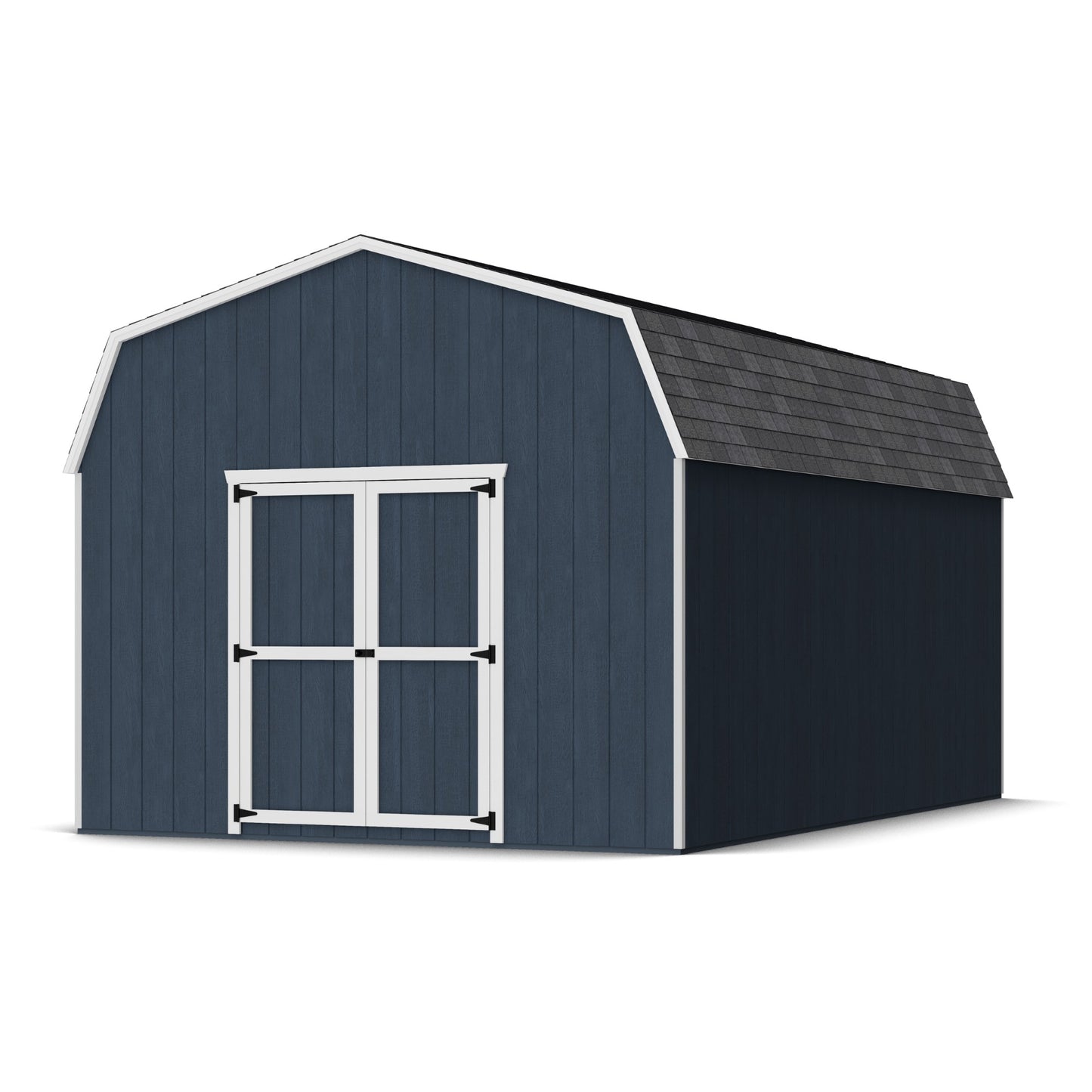 12x18 value gambrel barn with 6 foot sidewalls