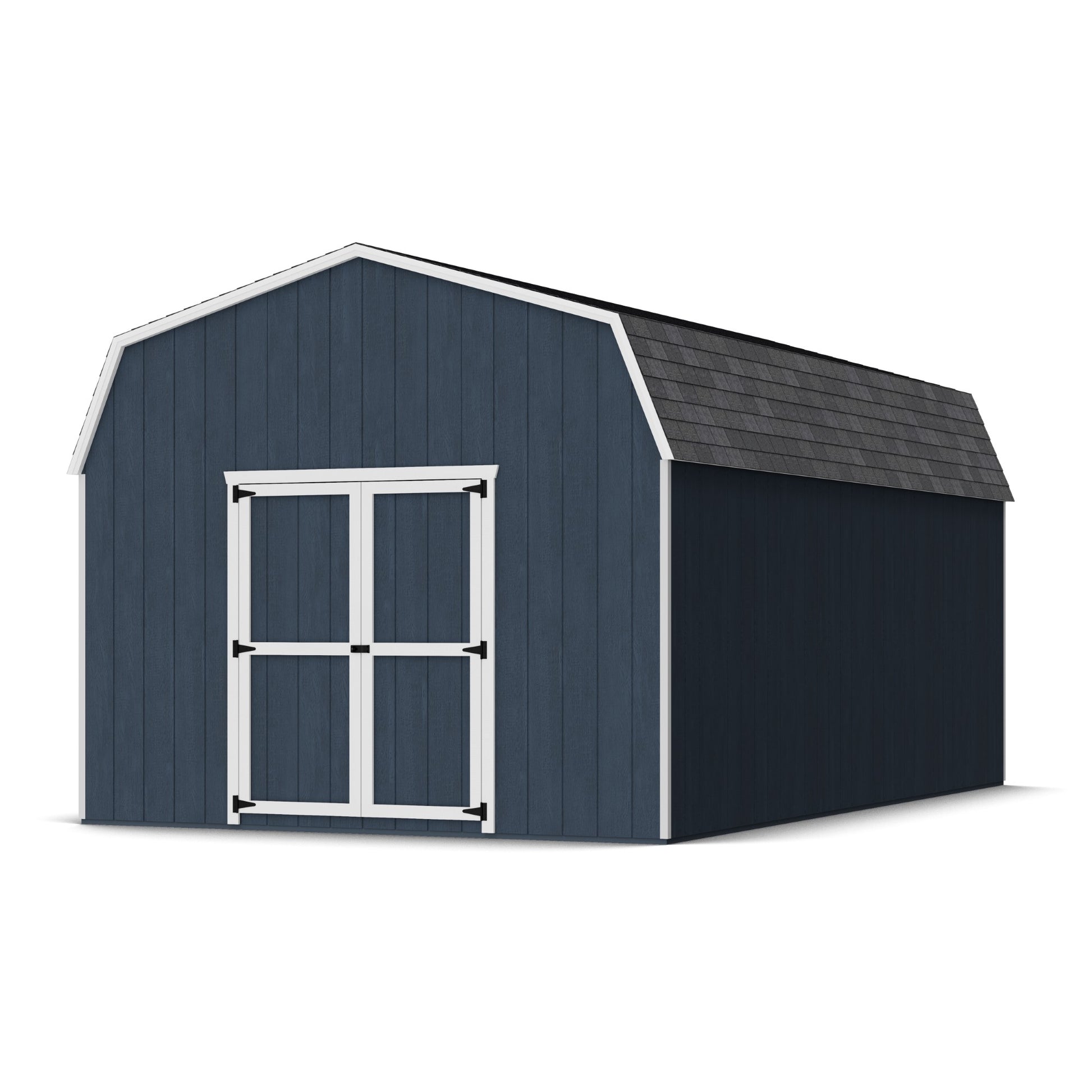 12x20 value gambrel barn with 6 foot sidewalls