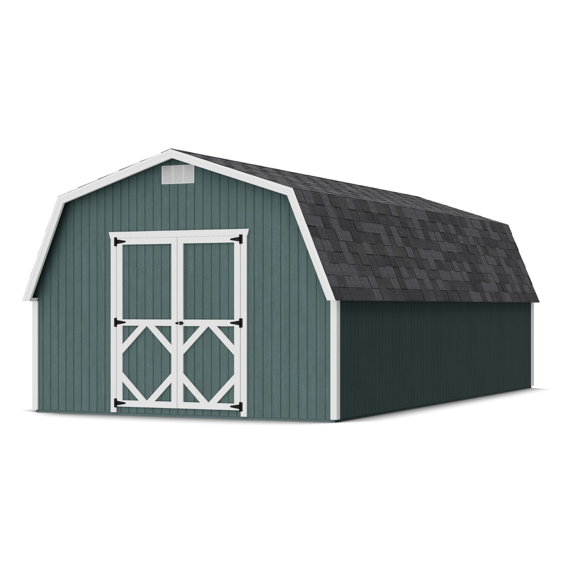 12x24 Classic Gambrel Barn with 4 Foot Sidewalls