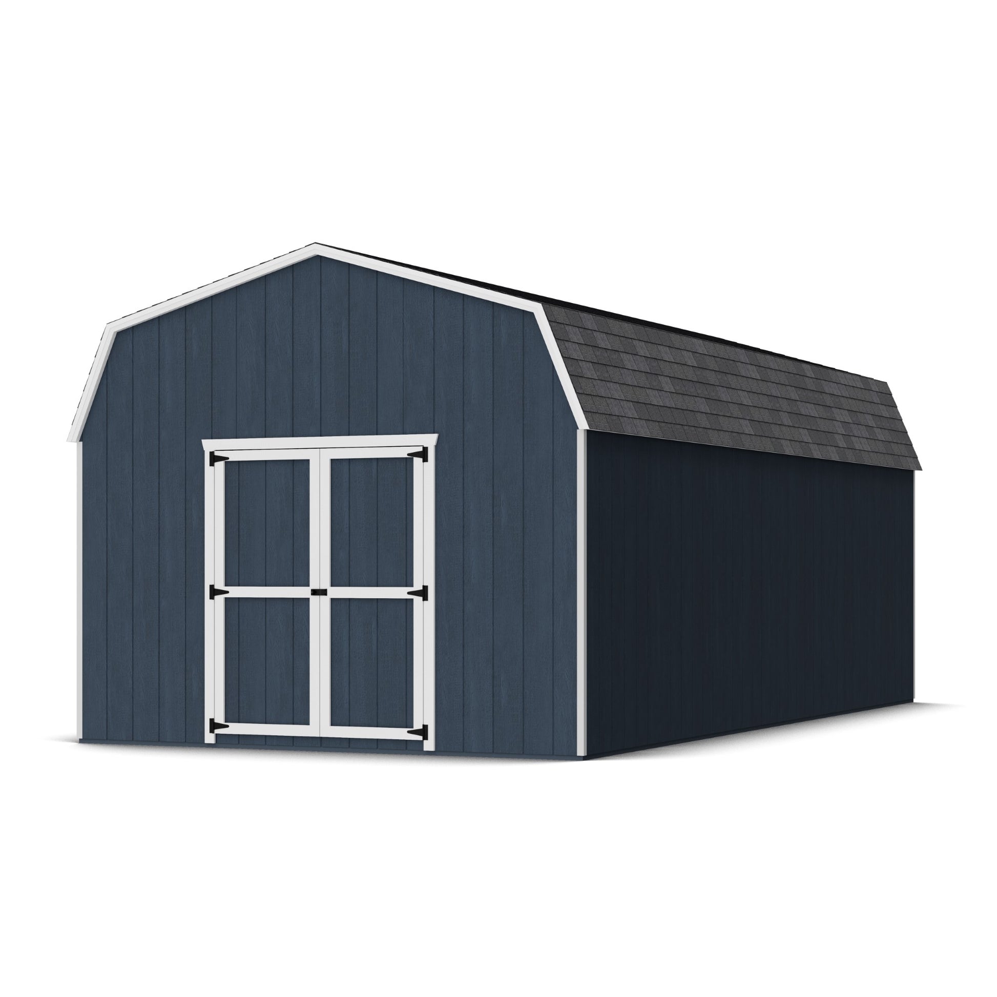 12x24 value gambrel barn with 6 foot sidewalls