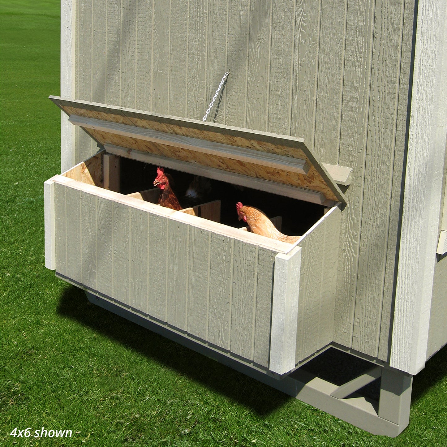 Colonial Gable Coop