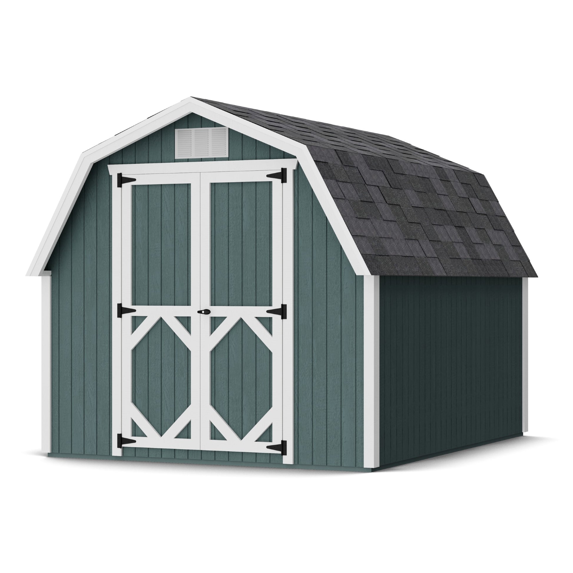 8x10 Classic Gambrel Barn with 4 Foot Sidewalls