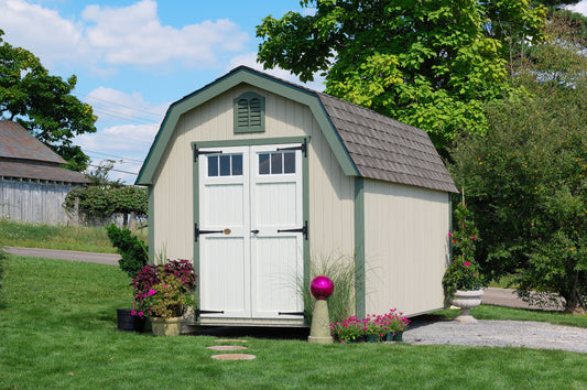 8x12 Colonial Greenfield with transom windows